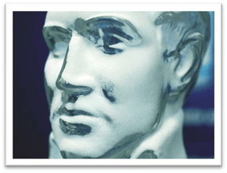 AESUB Spray Dissolving on Ice Statue Stage 2