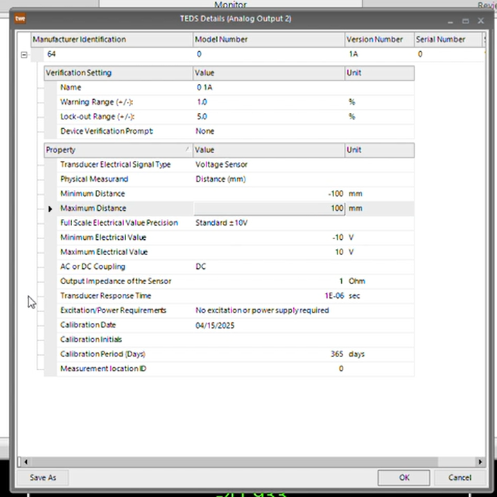How do I configure analog outputs on an MTS load frame?