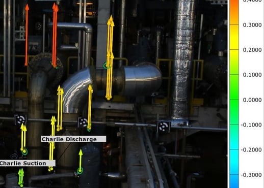 Thermal expansion measurement of large scale system