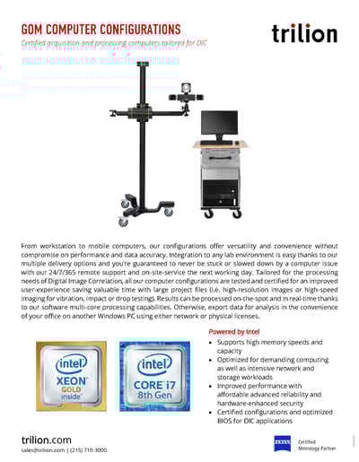 Computers Technical Data Sheet