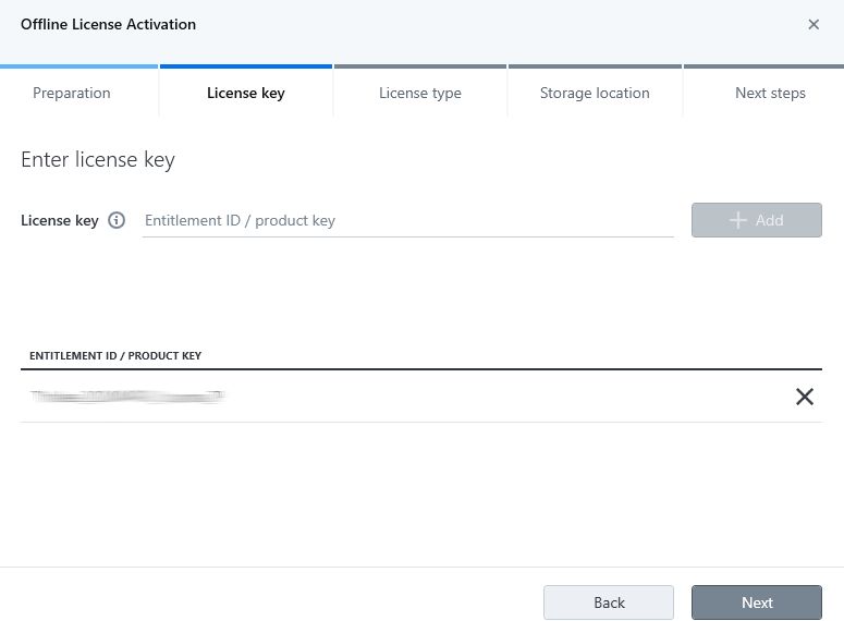 Offline License Activation (>SW2025)
