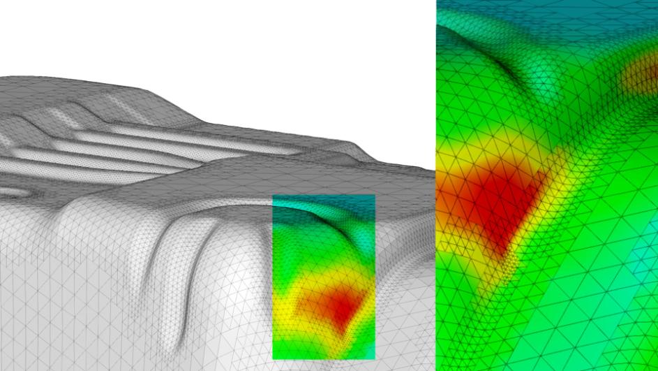 ARGUS Finite Element Modeling Analysis data on sheet metal