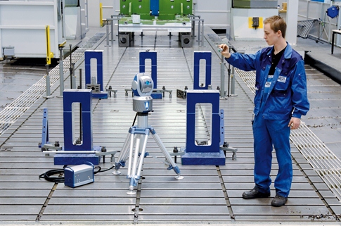 Image of a laser tracker