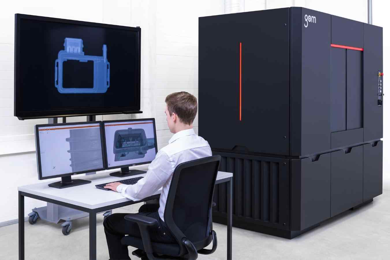 Computed tomography engineer uses digital image correlation software to get an x-ray scan of a 3D part